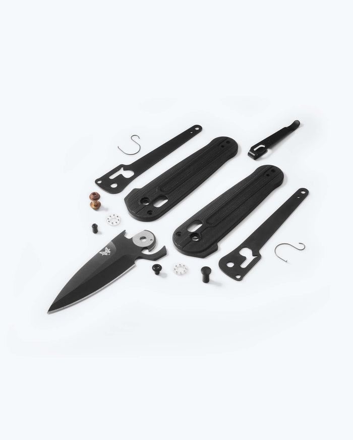 Eighth product image showing an exploded view of the knife