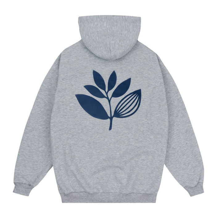 Magenta Classic Plant Hoodie Ash Grey