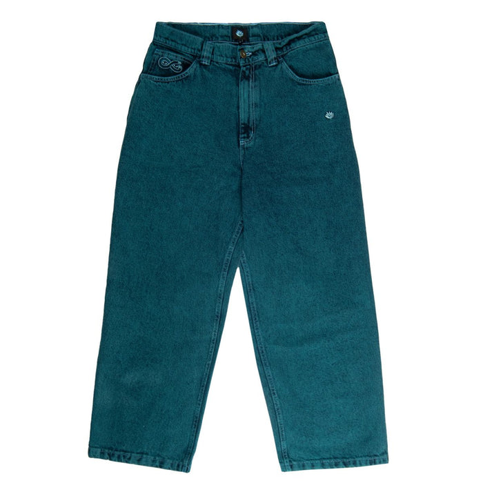 Magenta OG Denim Pants Teal