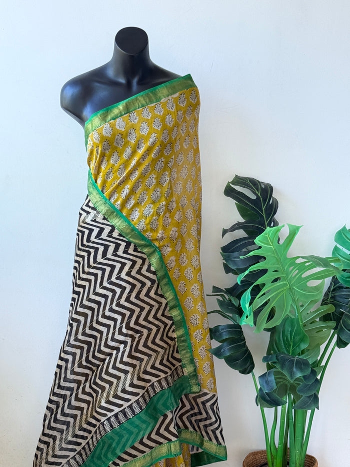 Maheswari border chanderi saree