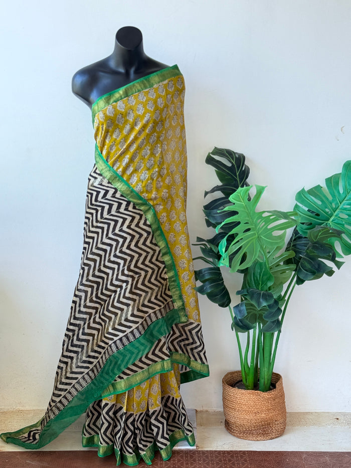 Maheswari border chanderi saree