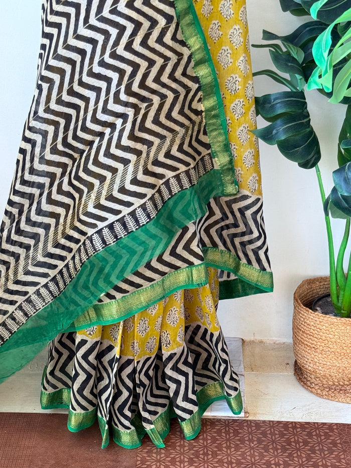 Maheswari border chanderi saree
