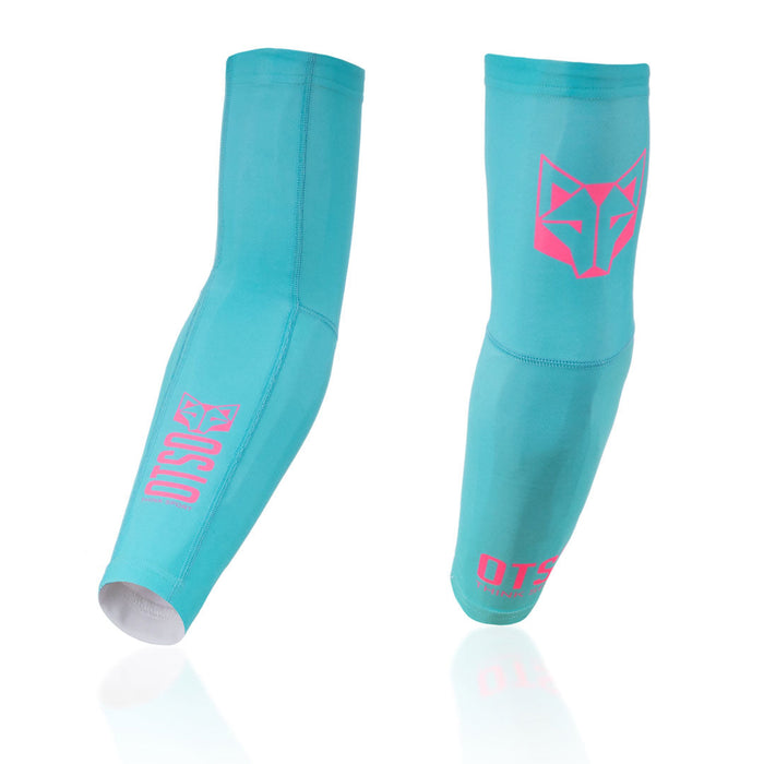 Manchettes - Light Blue & Fluo Pink