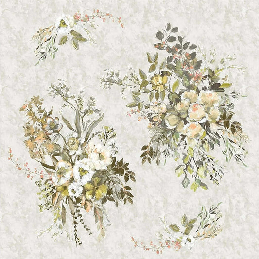 Margaretta Sepia 100% Linen Shower Curtain - Designers Guilt