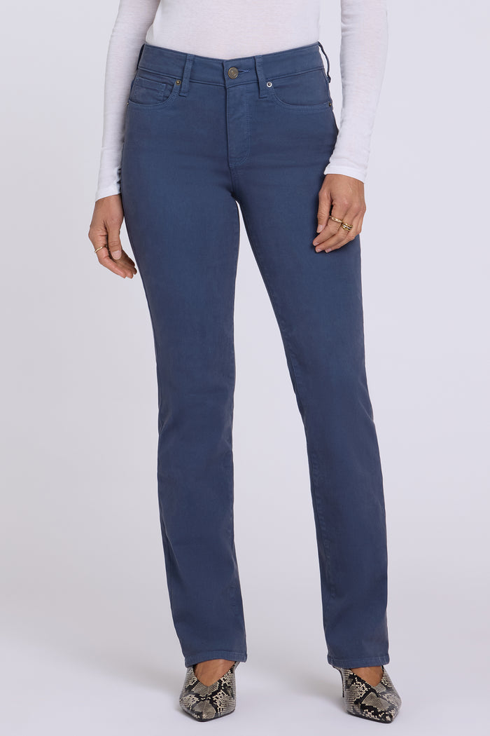 Marilyn Straight Jeans In Petite - Jade Blue