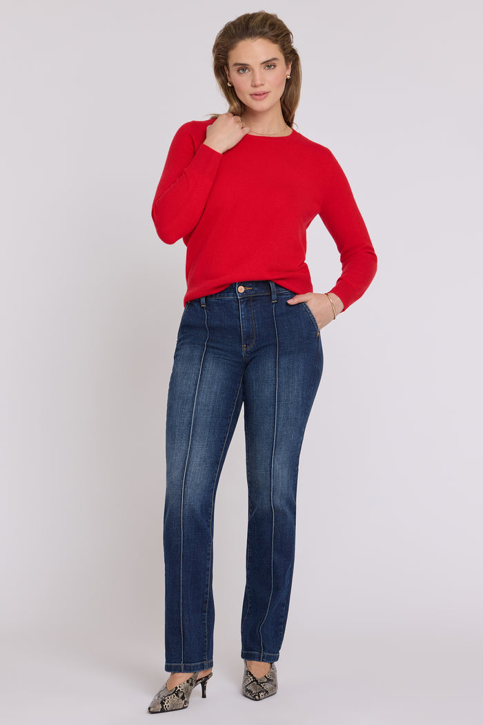 Marilyn Straight Jeans In Petite - Skylark