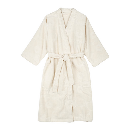 Pieni Unikko Bathrobe - Ivory - Living Beauty