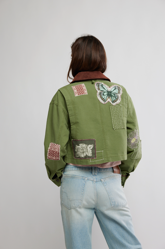 Martha Workwear Appliques - Callisto Green