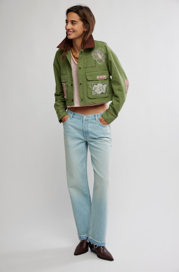 Martha Workwear Appliques - Callisto Green