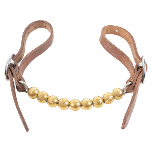 Martin Saddlery | Brass Ball Curb Strap