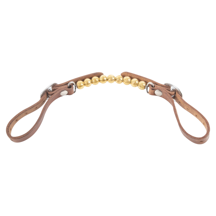 Martin Saddlery | Brass Ball Curb Strap