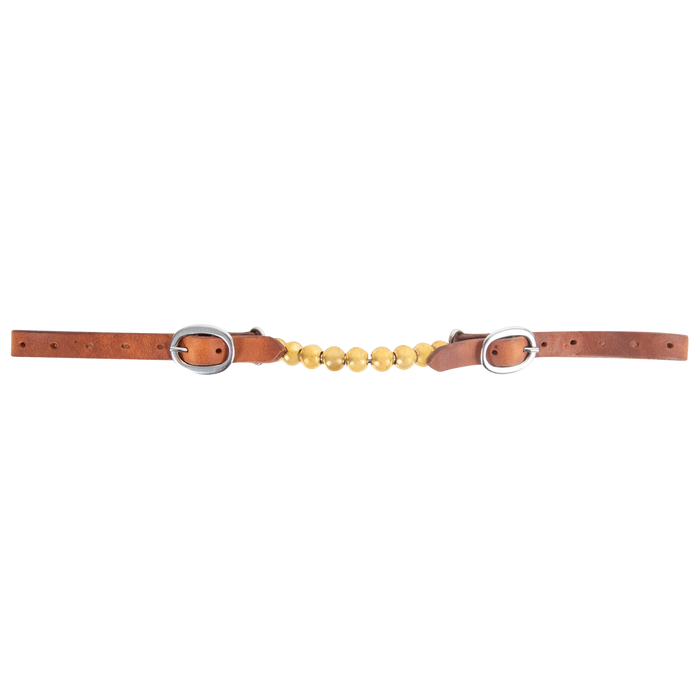Martin Saddlery | Brass Ball Curb Strap