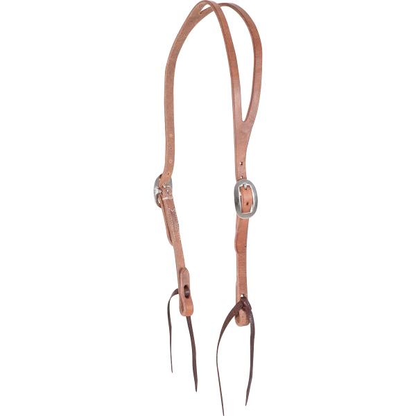 Martin Saddlery | Headstall | Split Ear 5/8" Harness One Buckle Latigo Ties
