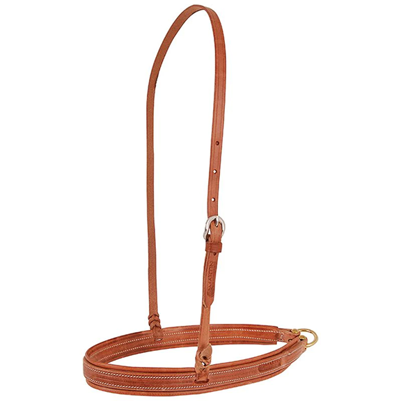 Martin Saddlery | Noseband | Harness Leather Lined