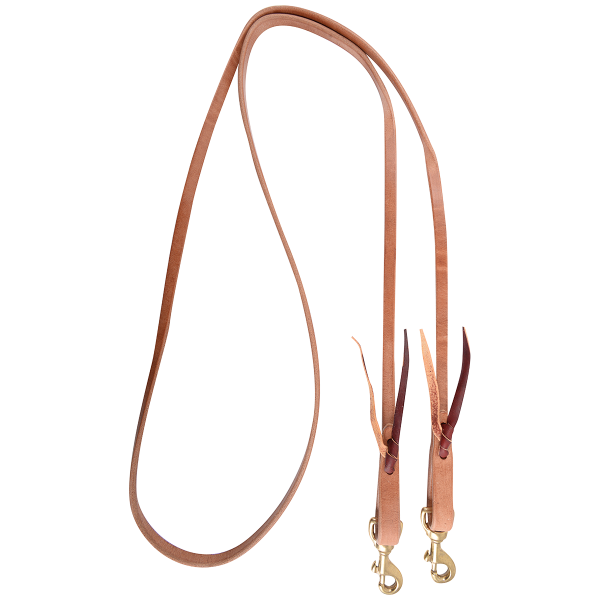 Martin Saddlery | Roping Rein | Walts 5/8" Harness | Double Trigger Snaps