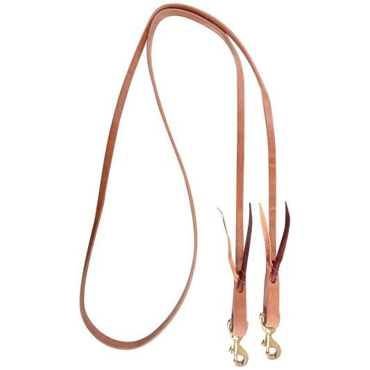 Martin Saddlery | Roping Rein | Walts 5/8" Harness | Double Trigger Snaps