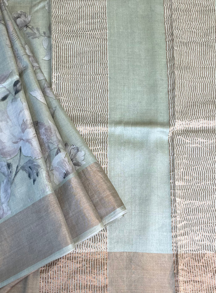 Maya pastel floral saree