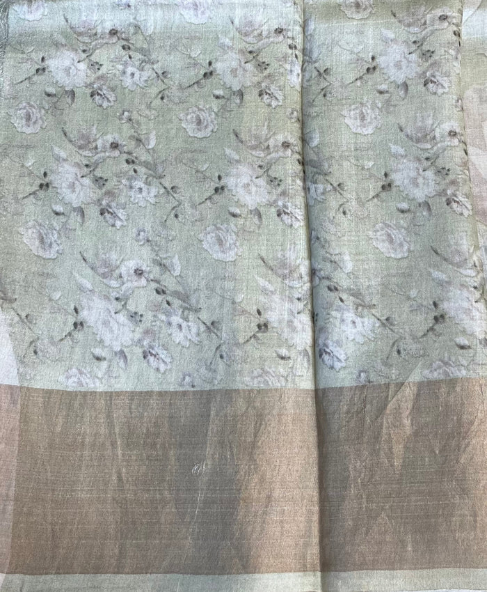 Maya pastel floral saree