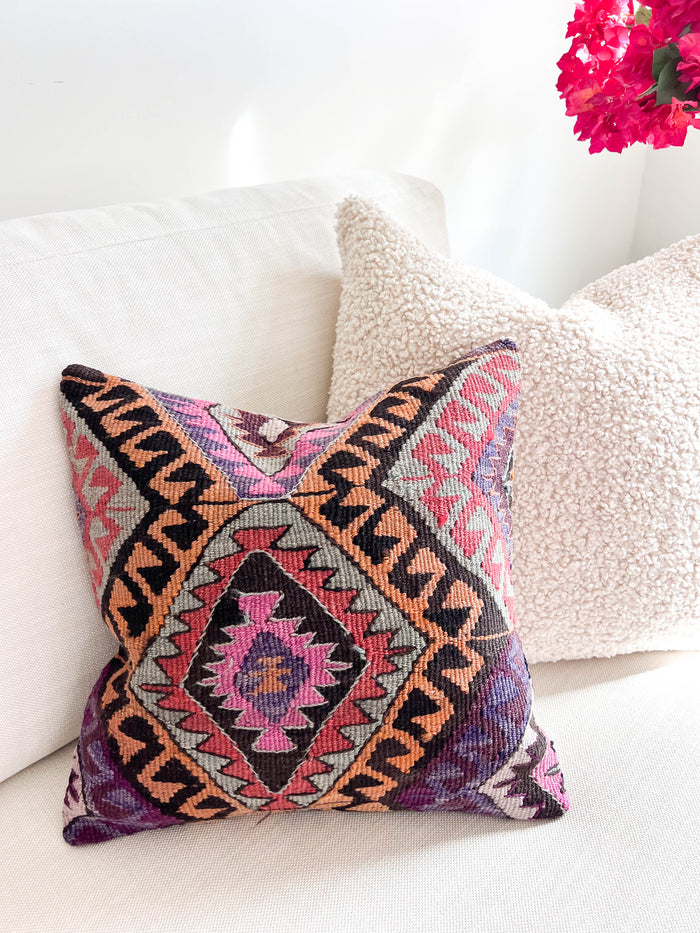 Maze IV Kilim Pillow (16x16)