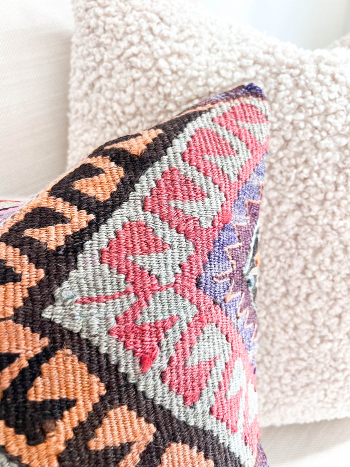 Maze IV Kilim Pillow (16x16)