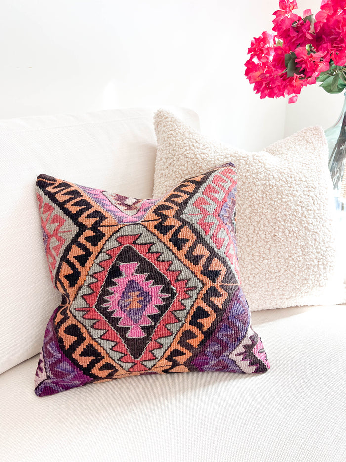 Maze IV Kilim Pillow (16x16)