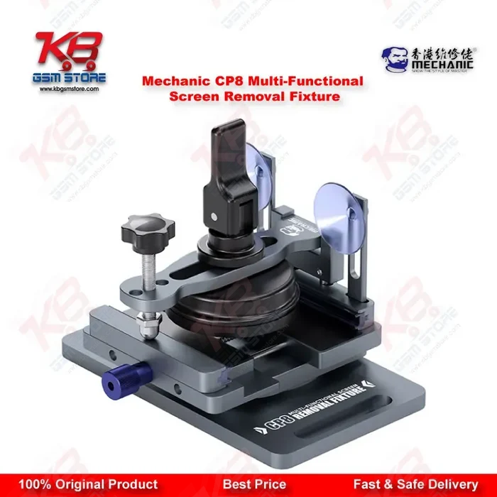 Mechanic CP8 Multi-Functional Screen Removal Fixture with Side-Hanging Suction Cup for Mobile Phone LCD & Back Cover Separation