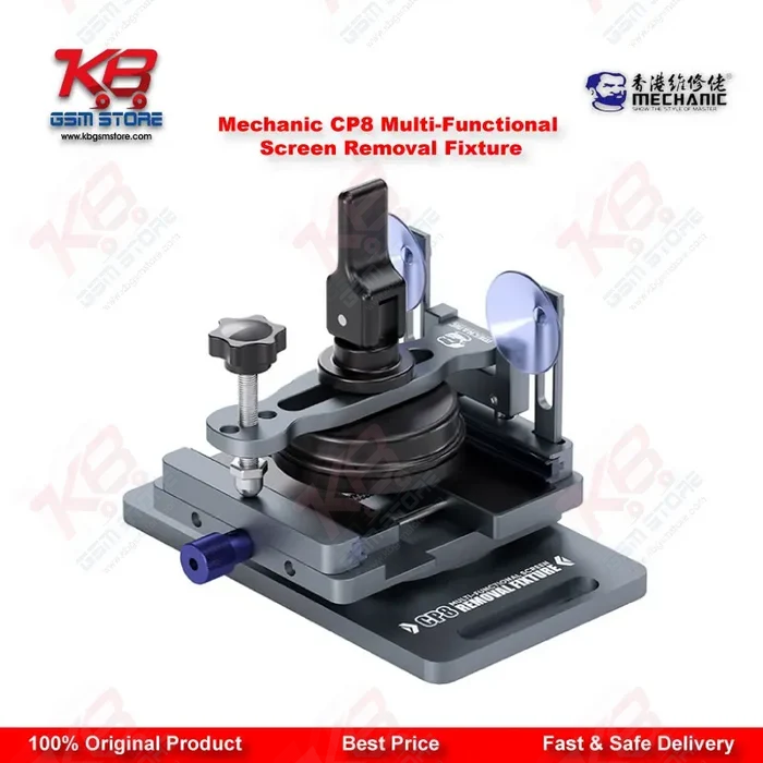 Mechanic CP8 Multi-Functional Screen Removal Fixture with Side-Hanging Suction Cup for Mobile Phone LCD & Back Cover Separation
