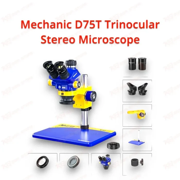 Mechanic D75T Trinocular Stereo Microscope