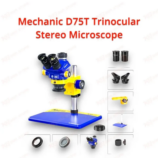 Mechanic D75T Trinocular Stereo Microscope