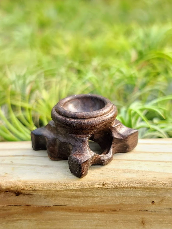 Medium Wooden Crystal Stand