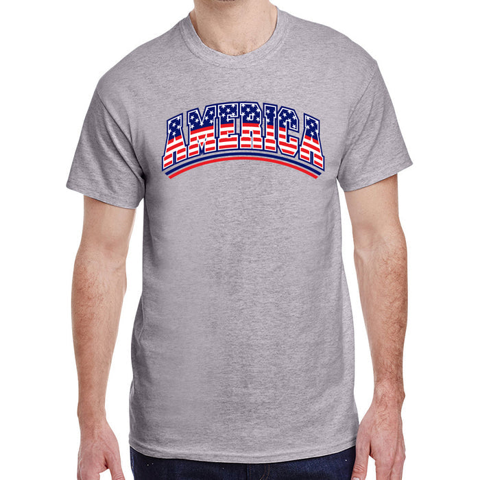 Men's America Stars and Stripes Graphic T-Shirt - The Flag Shirt
