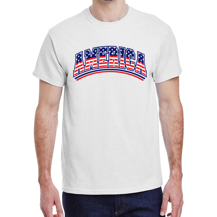 Men's America Stars and Stripes Graphic T-Shirt - The Flag Shirt