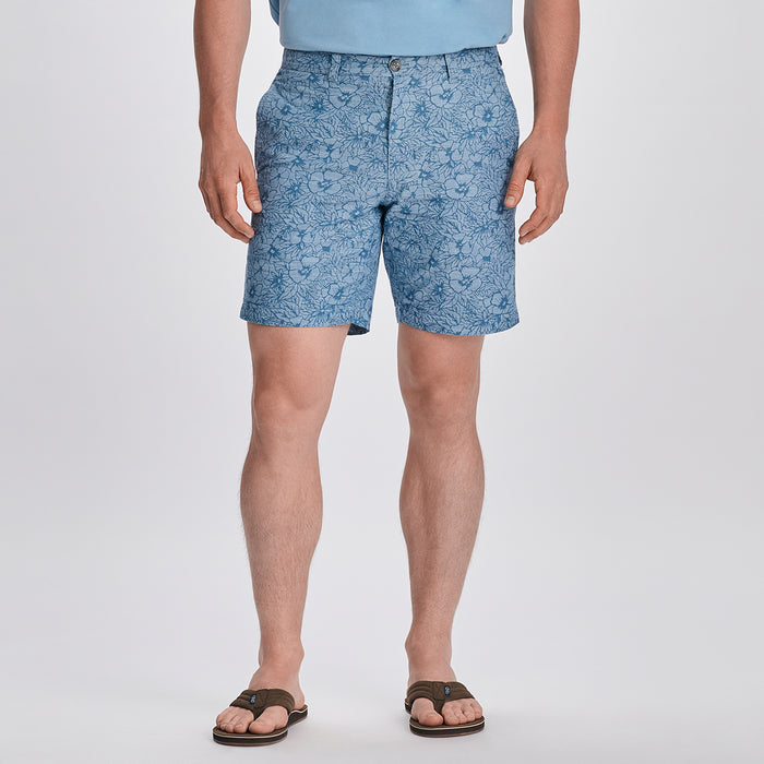 Men's Camano 2.0 Shorts - Print-Chambray Blue-1