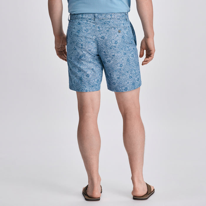 Men's Camano 2.0 Shorts - Print-Chambray Blue-2
