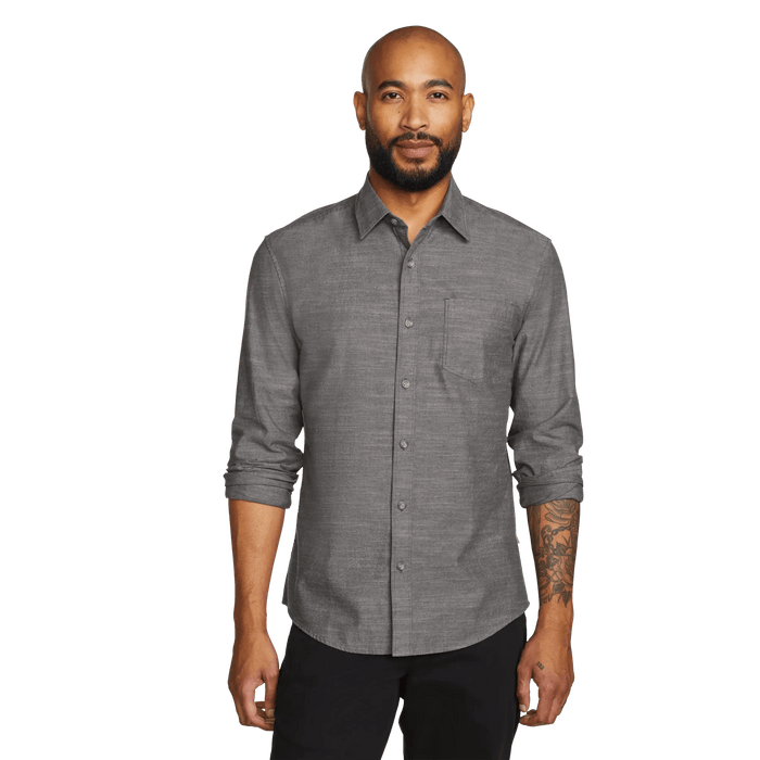 Men's Camano Long-Sleeve Shirt-Gray-Regular-2