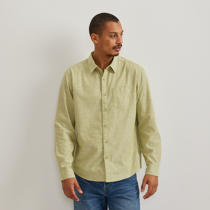 Men's Camano Long-Sleeve Shirt-Lt Aloe-Regular-C1