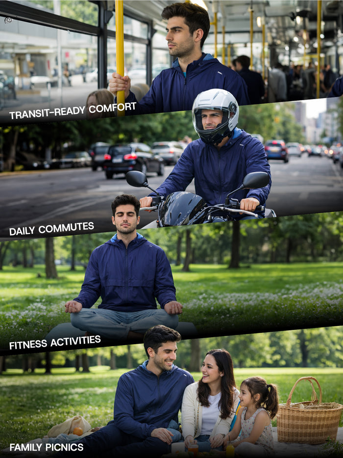 Men's Dark Blue Sun Jacket | AirDrive™