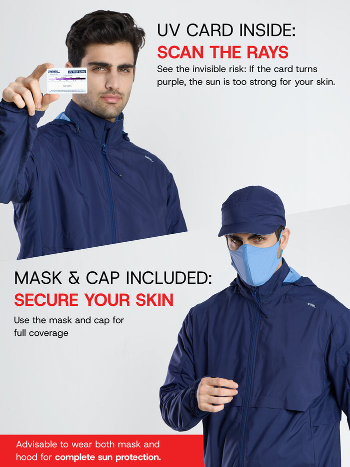 Men's Dark Blue Sun Jacket | AirDrive™