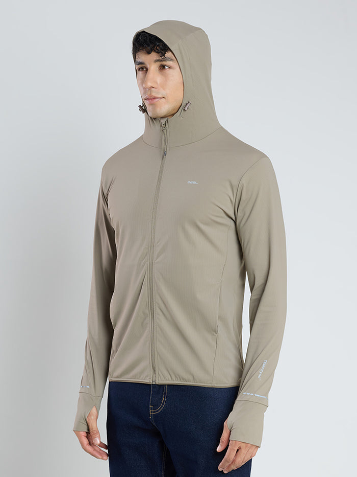 Men's Khaki Sun Jacket | AirWeave™