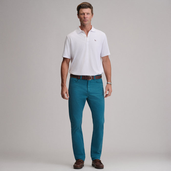 Men's Legend Wash Twill 5-Pocket Pants-Meridian Blue-4