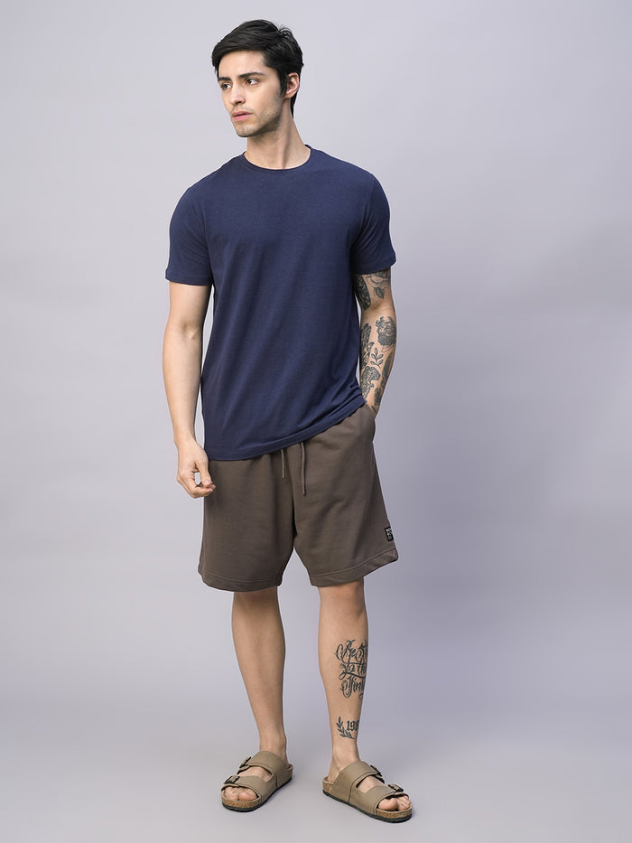Men's Organic Cotton Regular Fit Shorts Brown