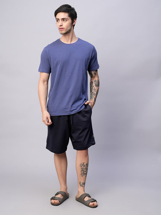 Men's Organic Cotton Regular Fit Shorts Navy