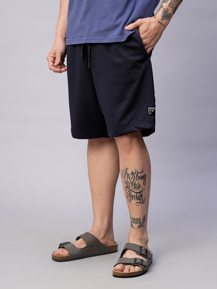 Men's Organic Cotton Regular Fit Shorts Navy