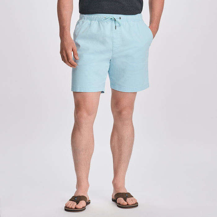 Men's Pull On Twill Shorts-WAVE-1