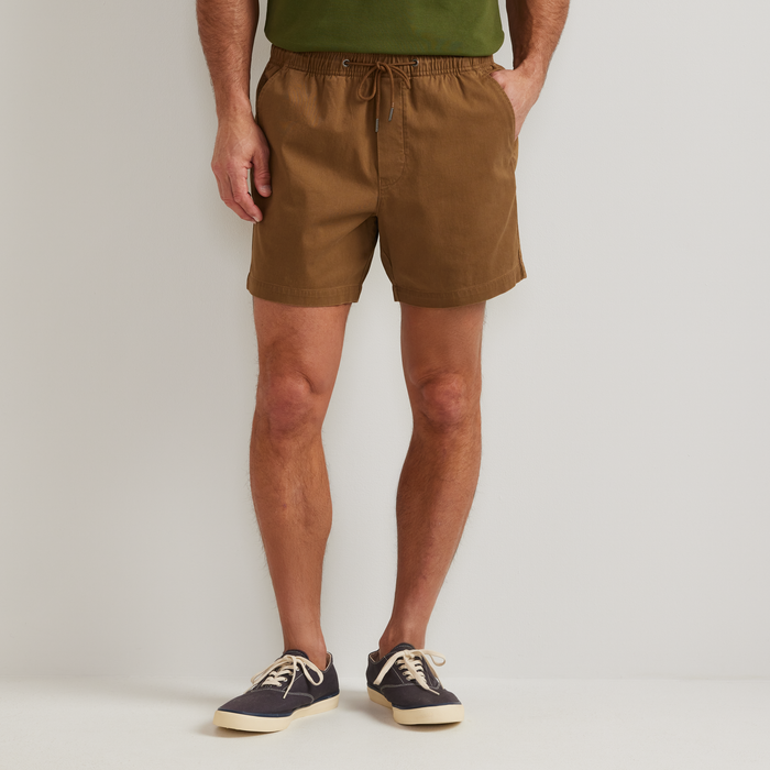 Men's Po Twill Short-Hazelnut-Regular-C1