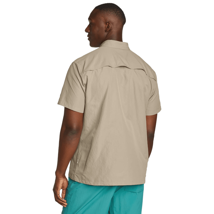 Men's Rainier Ripstop Short-Sleeve Shirt-Light Khaki-Regular-7