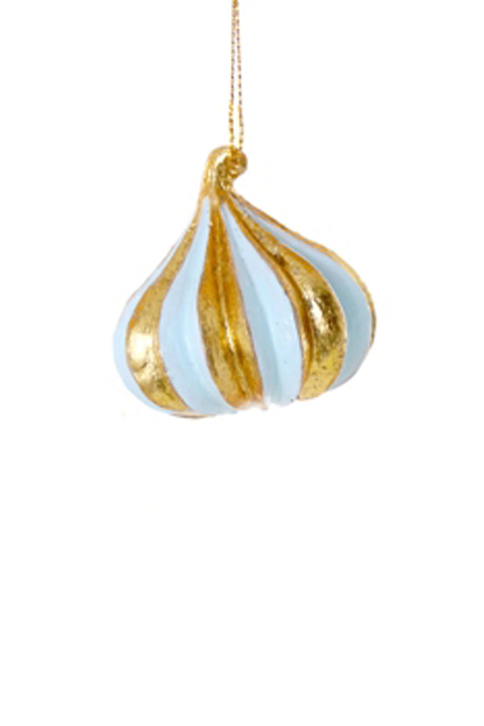 pastel paper mache meringue christmas ornaments