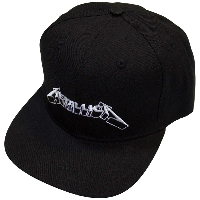 METALLICA - 3D LOGO - Snapback Cap Black