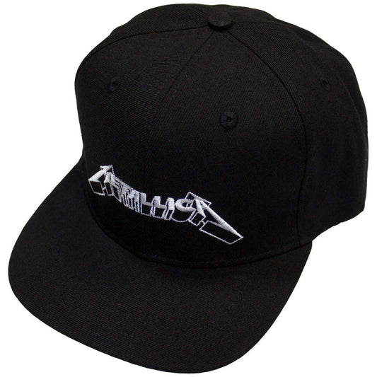 METALLICA - 3D LOGO - Snapback Cap Black