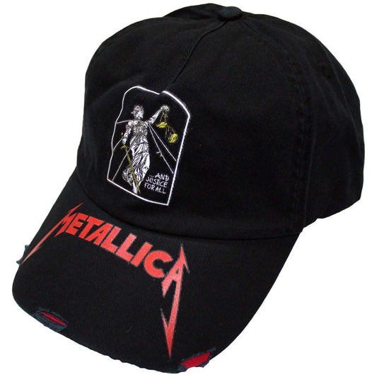 METALLICA - AND JUSTICE FOR ALL TOMBSTONE - Baseball Cap Black